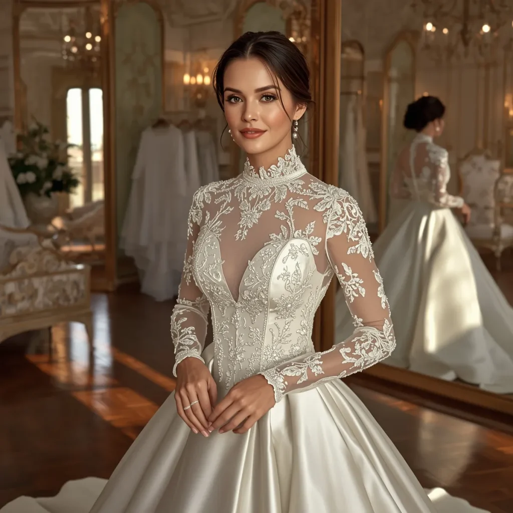 کرایه و اجاره لباس عروس پوشیده در تهران کامرانیه