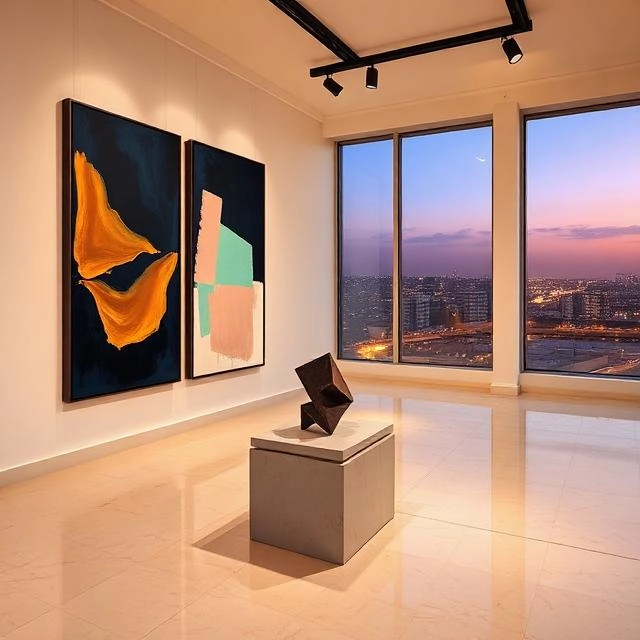 گالری نقاشی مدرن در تهران اقدسیه