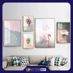 بهترین قیمت تابلو آتریسا طرح مدرن مدل AT00326 مجموعه 5 عددی ارسال سراسر ایران