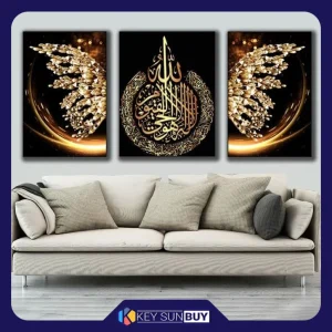 بهترین قیمت تابلو آتریسا طرح مدرن مدل AT00368 مجموعه 3 عددی ارسال سراسر ایران