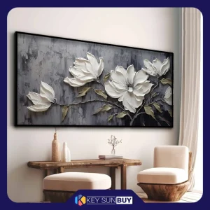 بهترین قیمت تابلو آتریسا طرح گل مدرن مدل AT364.10 ارسال سراسر ایران