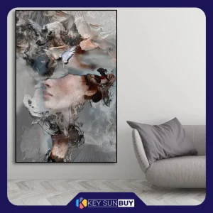 بهترین قیمت تابلو آتریسا مدل مدرن AT0102 مجموعه 1 عددی ارسال سراسر ایران