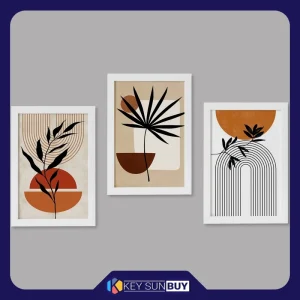 بهترین قیمت تابلو خندالو مدل دکوراتیو بوهو کد M70 مجموعه 3 عددی ارسال سراسر ایران