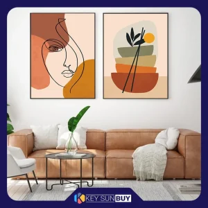 بهترین قیمت تابلو دکوراتیو مدل TC96 مجموعه 2 عددی ارسال سراسر ایران