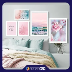 بهترین قیمت تابلو دیواری 5 تکه کد SM032W ارسال سراسر ایران