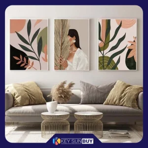 بهترین قیمت تابلو مدل دکوراتیو مینیمال مدرن کد 492 مجموعه سه عددی ارسال سراسر ایران