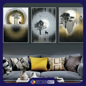 بهترین قیمت تابلو مدل دکوراتیو کد 1161 مجموعه 3 عددی ارسال سراسر ایران