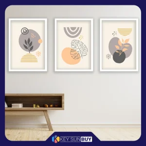 بهترین قیمت تابلو مدل مینیمال دکوراتیو کد LA-G3061 مجموعه 3 عددی ارسال سراسر ایران