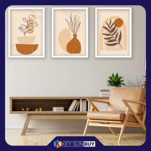 بهترین قیمت تابلو مدل مینیمال کد LA-G3019 مجموعه 3 عددی ارسال سراسر ایران