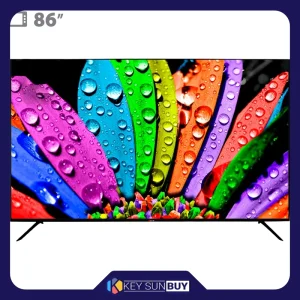 بهترین قیمت تلویزیون هوشمند کیو ال ای دی آپلاس مدل TVQ86KAسایز 86 اینچ با کیفیت تصویر 4K، سیستم‌عامل Android11 ارسال سراسر ایران