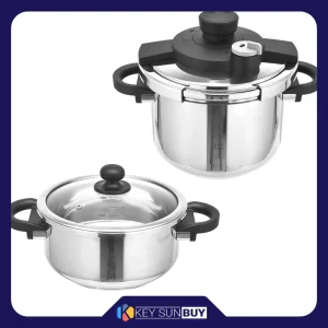 بهترین قیمت زودپز دوقلو جی فی نی مدل 03 گنجایش 4 و 6 لیتر ارسال سراسر ایران