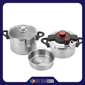 بهترین قیمت زودپز دوقلو پارس استیل مدل وستا گنجایش 4 و 6 لیتر ارسال سراسر ایران