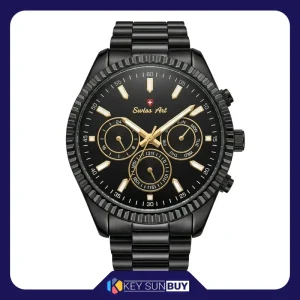 بهترین قیمت ساعت مچی عقربه‌ای کوارتز مردانه سوئیس آرت مدل 920119BK0101 ارسال سراسر ایران