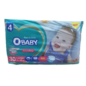 بهترین قیمت پوشک او بیبی مدل comflex سایز 4 بسته 30 عددی ارسال به سراسر ایران