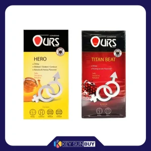 بهترین قیمت کاندوم اورز مدل HeroTitan مجموعه 2 عددی ارسال سراسر ایران