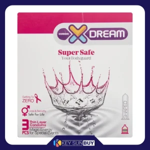 بهترین قیمت کاندوم ایکس دریم مدل Super Safe بسته 3 عددی ارسال سراسر ایران