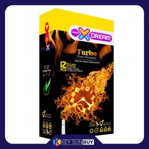 بهترین قیمت کاندوم ایکس دریم مدل Turbo بسته 12 عددی ارسال سراسر ایران