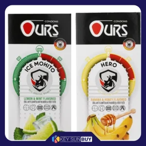 بهترین قیمت کاندوم تاخیری اورز مدل ICE MOHITO بسته 12 عددی به همراه کاندوم خاردار اورز مدل HERO بسته 12 عددی ارسال سراسر ایران