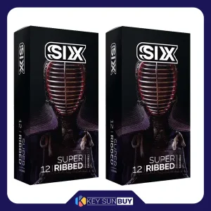 بهترین قیمت کاندوم سیکس مدل Super Ribbed مجموعه 2 عددی ارسال سراسر ایران