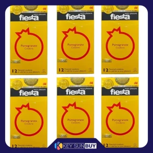 بهترین قیمت کاندوم فیستا مدل Pomegranate مجموعه 6 عددی ارسال سراسر ایران