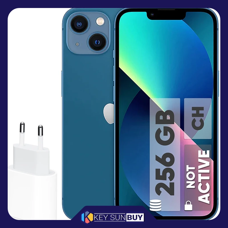 بهترین قیمت گوشی موبایل اپل مدل iPhone 13 CH دو سیم‌ کارت ظرفیت 256 گیگابایت و رم 4 گیگابایت به همراه شارژر 20 وات اپل - نات اکتیو ارسال سراسر ایران