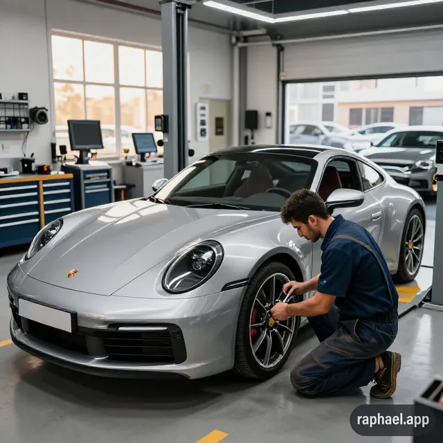 تعمیرگاه تخصصی پورشه در اراک سه راه ابوذر