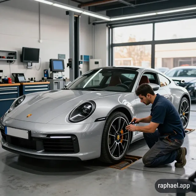 تعمیرگاه تخصصی پورشه در اراک میدان حافظیه