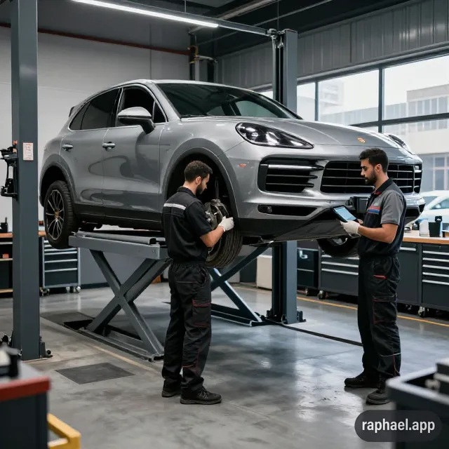 تعمیرگاه تخصصی پورشه در تهران سعادت آباد