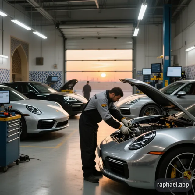 تعمیرگاه تخصصی پورشه در قوچان