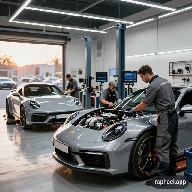 تعمیرگاه تخصصی پورشه در چابهار