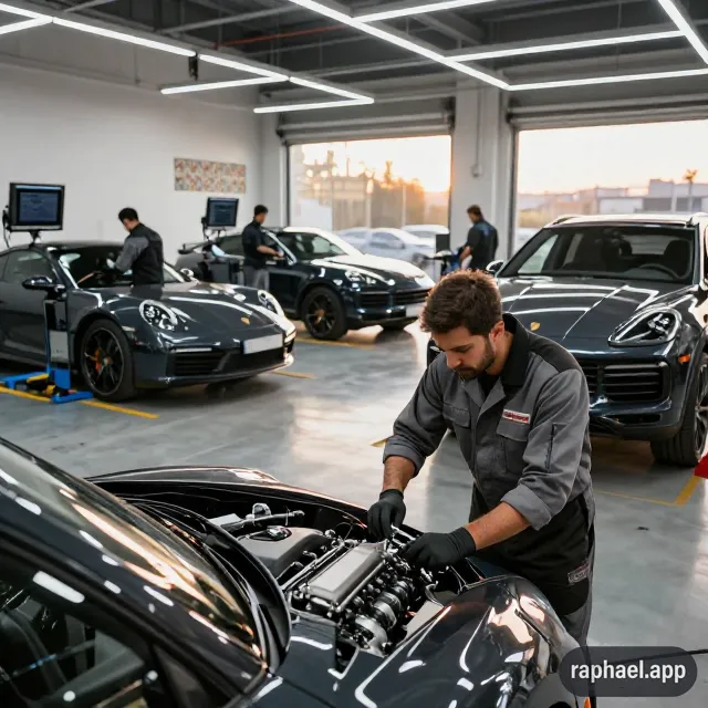 تعمیرگاه تخصصی پورشه در گرگان