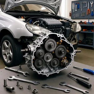 خدمات تعمیر گیربکس 206 تیپ 5 در تهران نارمک