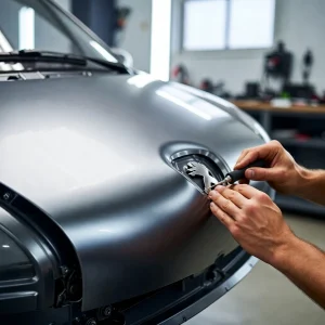 خدمات صافکاری بدون رنگ ماشین فرانسوی در تبریز