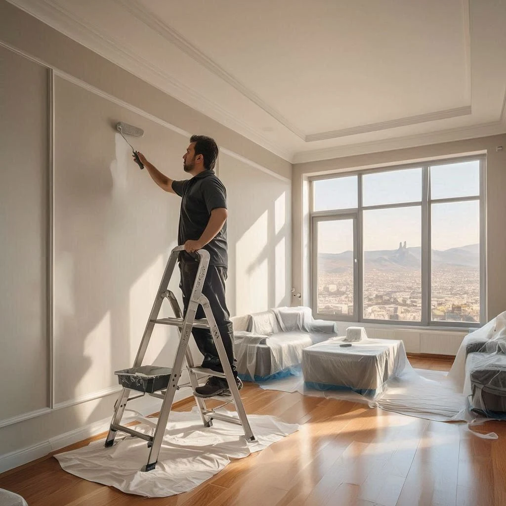 خدمات نقاشی ساختمان در تهران کاشانک