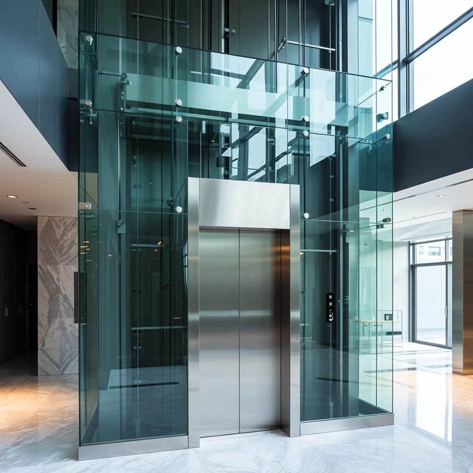 قیمت و خرید آسانسور شیشه ای در شیراز