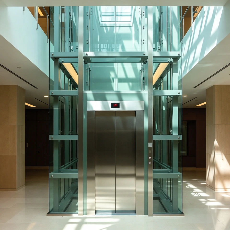 قیمت و خرید آسانسور شیشه ای در شیراز