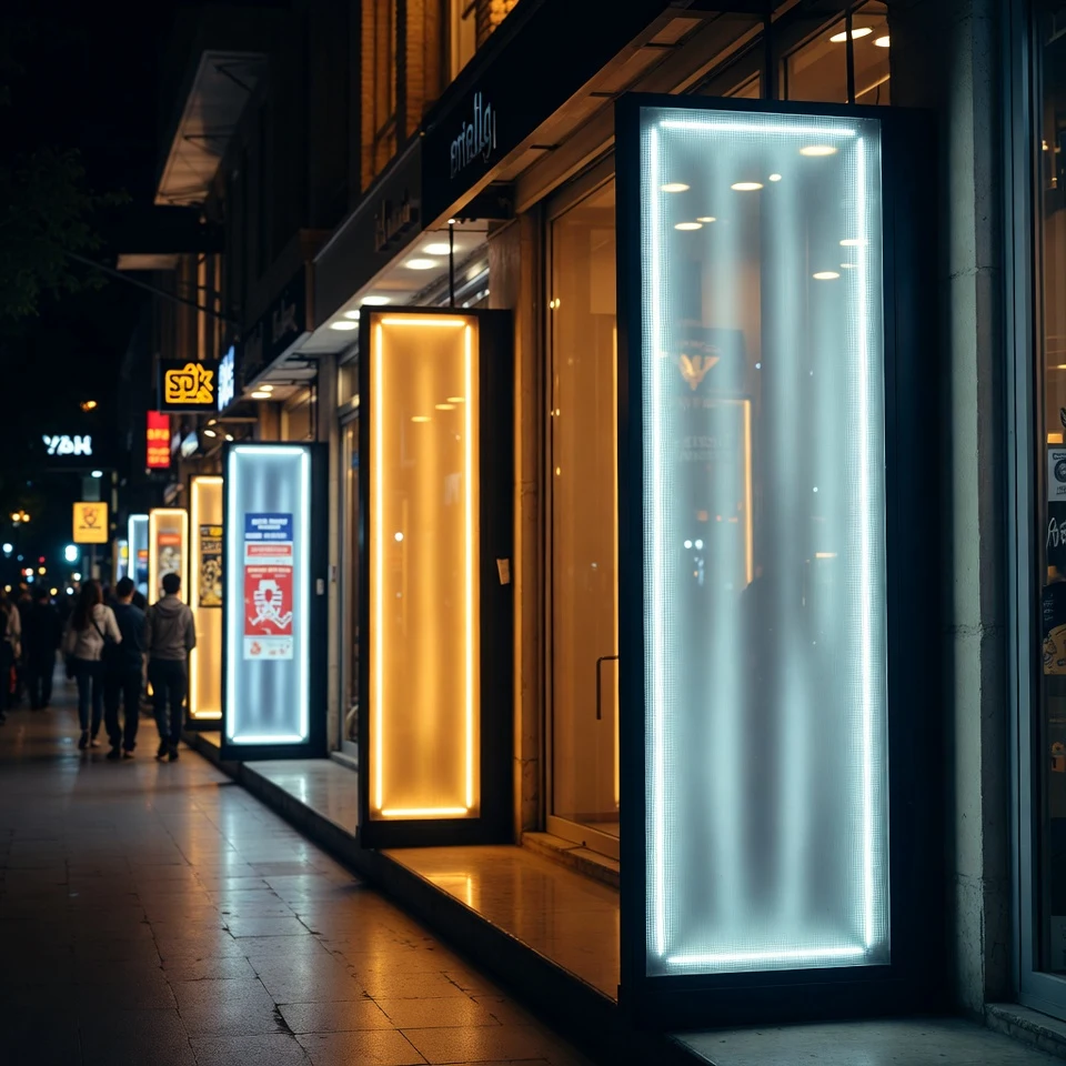 قیمت و سفارش تابلو لایت باکس در شیراز