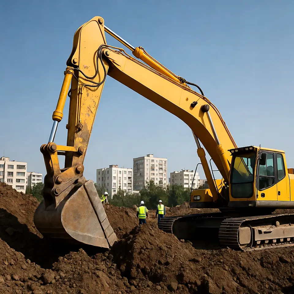 پیمانکار خاکبرداری در غرب تهران