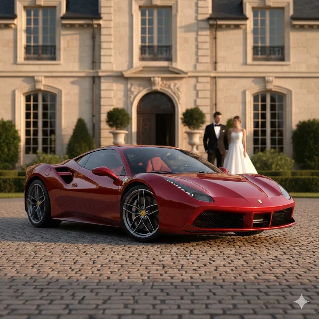 اجاره Ferrari 488 ویژه مراسم خاص