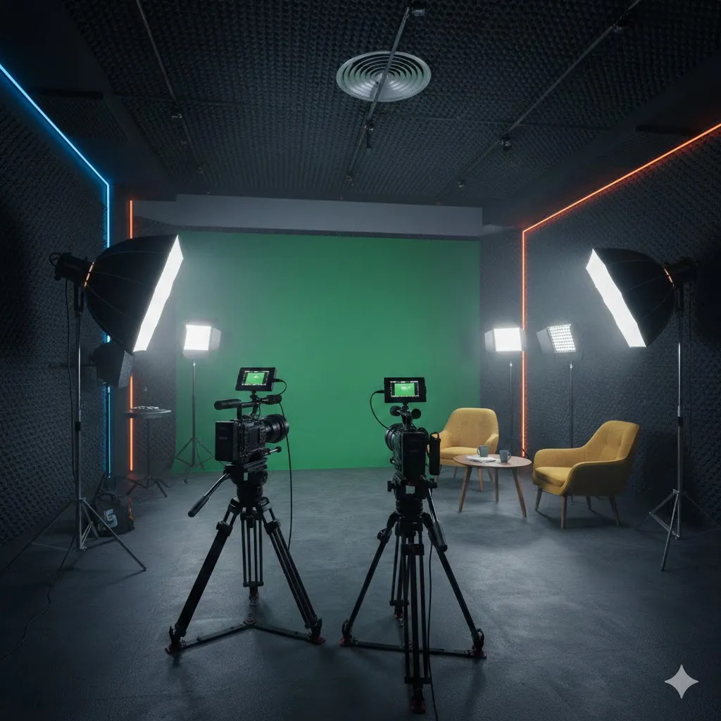 اجاره استودیو تولید محتوا در جنوب تهران