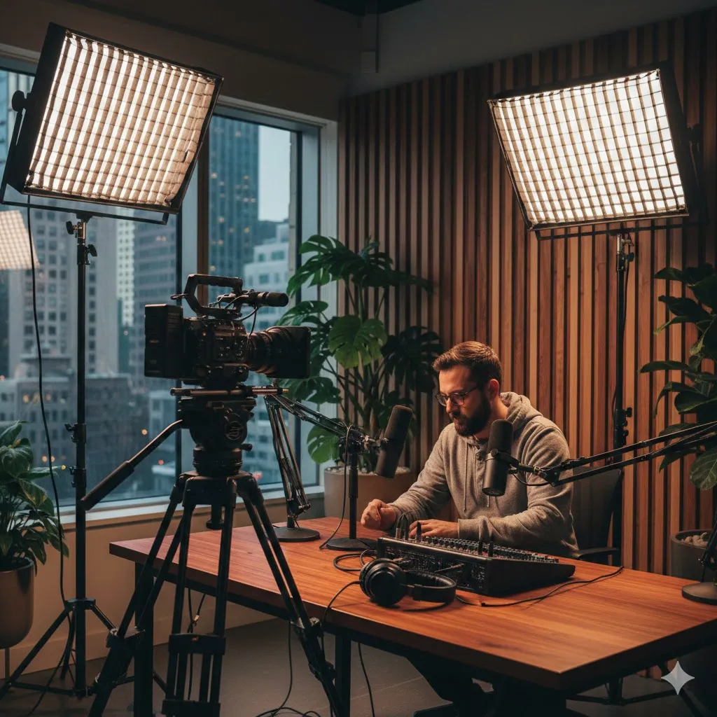 اجاره استودیو تولید محتوا در مرکز تهران