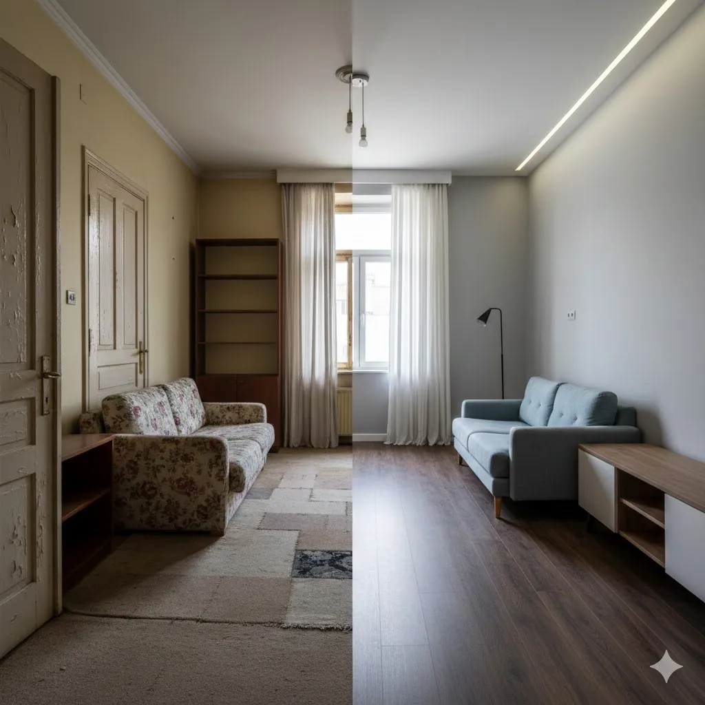 بازسازی خانه با هزینه کم در شمال تهران