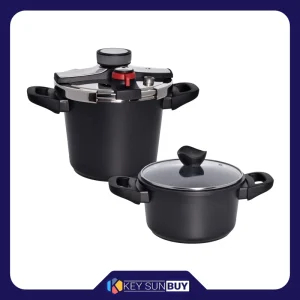 بهترین قیمت زود پز دوقلو بارولی مدل BLAK گنجایش 4 و 6 لیتر ارسال سراسر ایران