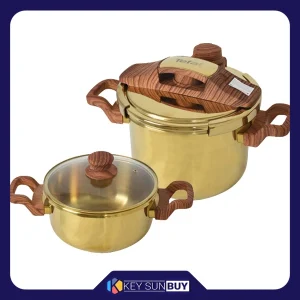 بهترین قیمت زودپز دوقلو تفال مدل Gold01 ارسال سراسر ایران