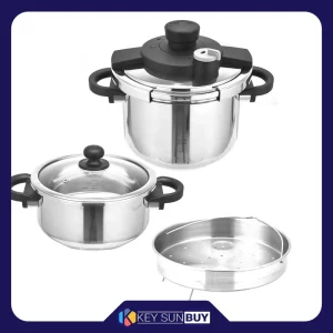 بهترین قیمت زودپز دوقلو جی فی نی مدل NATURA-G01 گنجایش 4 و 6 لیتر ارسال سراسر ایران