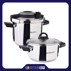 بهترین قیمت زودپز دوقلو نورنبرگ مدل B - GRAY ارسال سراسر ایران