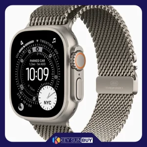 بهترین قیمت ساعت هوشمند 49 میلی متری اپل مدل Ultra 3 Natural Titanium Case با بند Titanium Milanese ارسال سراسر ایران