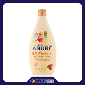 بهترین قیمت شامپو بدن آنورف مدل هلو و نارگیل حجم 750 میلی لیتر ارسال سراسر ایران