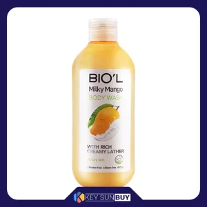 بهترین قیمت شامپو بدن بیول مدل شیر و انبه حجم 400 میلی لیتر ارسال سراسر ایران