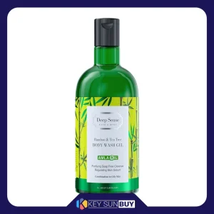 بهترین قیمت شامپو بدن دیپ سنس مدل بامبو و درخت چای مناسب پوست های چرب و مختلط حجم 400 میلی لیتر ارسال سراسر ایران